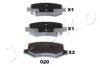 JAPKO 51020 Brake Pad Set, disc brake